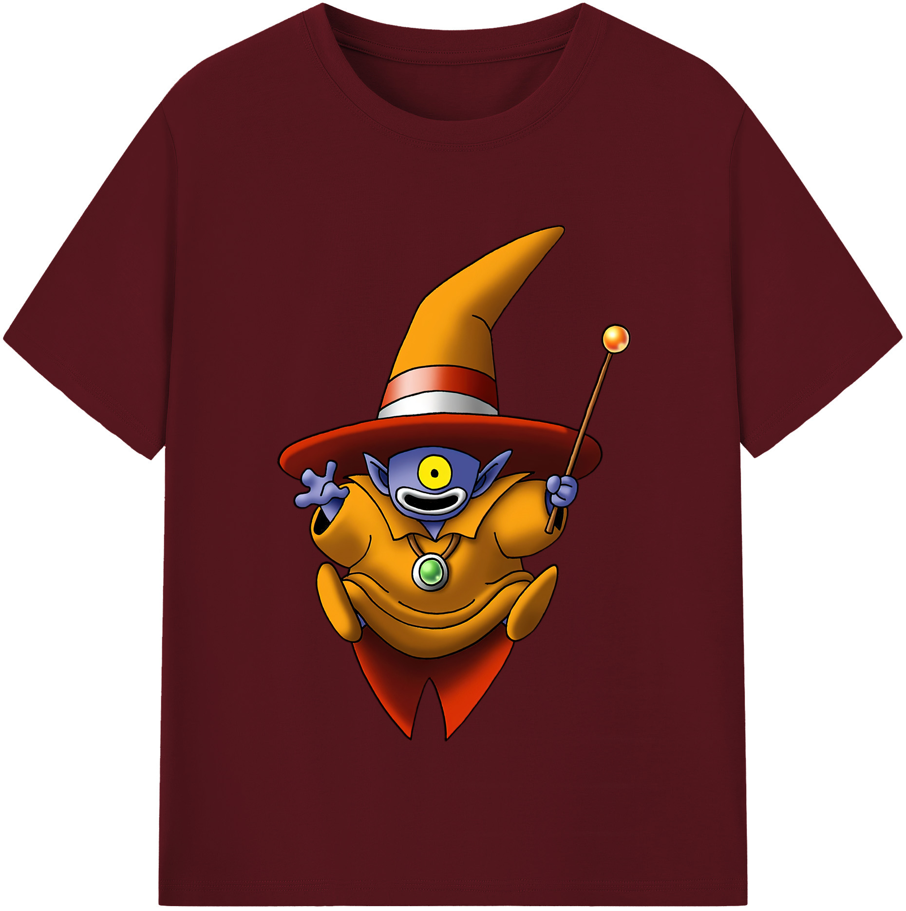 （画像用） ドラゴンクエスト Doragon Kuesuto Dragon Quest 綿100％半袖Tシャツ（フロントプリント）